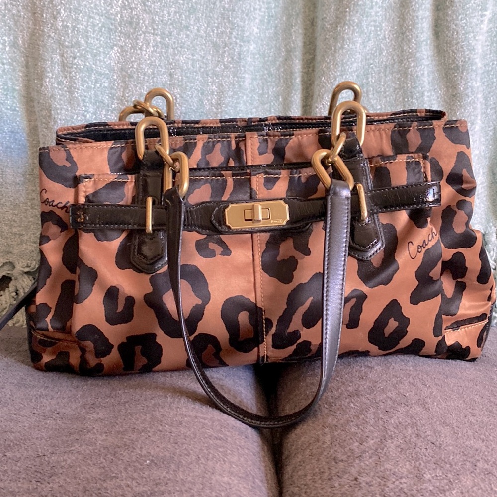 Cheetah Coach Purse/Handbag.